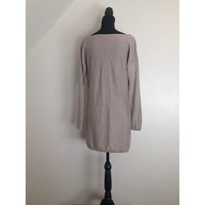 Elegant Beige Long Sleeve Dress